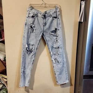 ONE TEASPOON JEANS MESSED UP SIZE 28